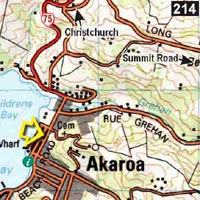 Map - Chez La Mer Backpackers